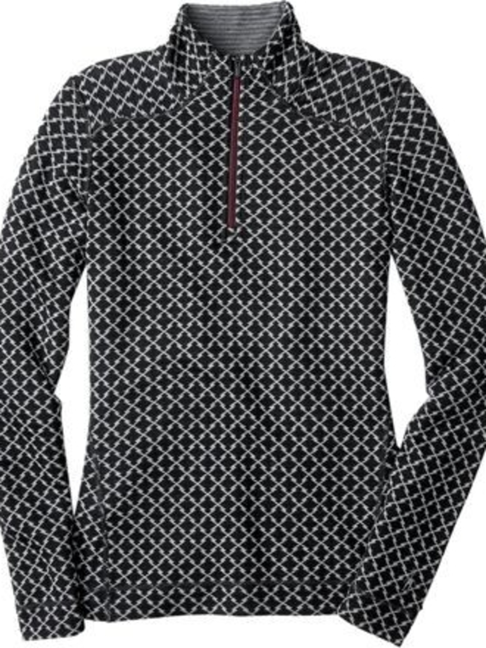 Smartwool Midweight Pattern Zip Top - Women's Size Large